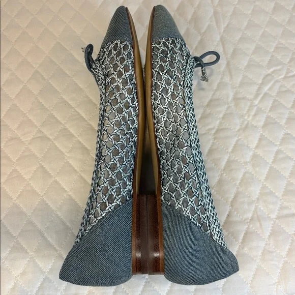 Sam Edelman Women's May
Square Toe Bow Accent Openwork
Flats Size 7 - Picture 4 of 11